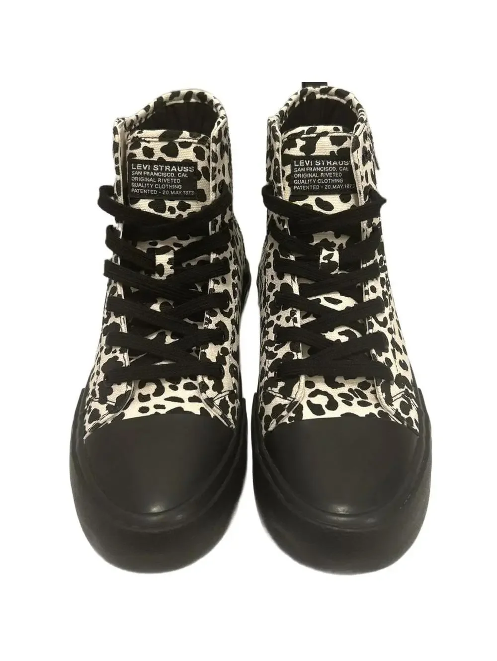 Leopard Print High-Top Sneakers, Levi’s Elite 